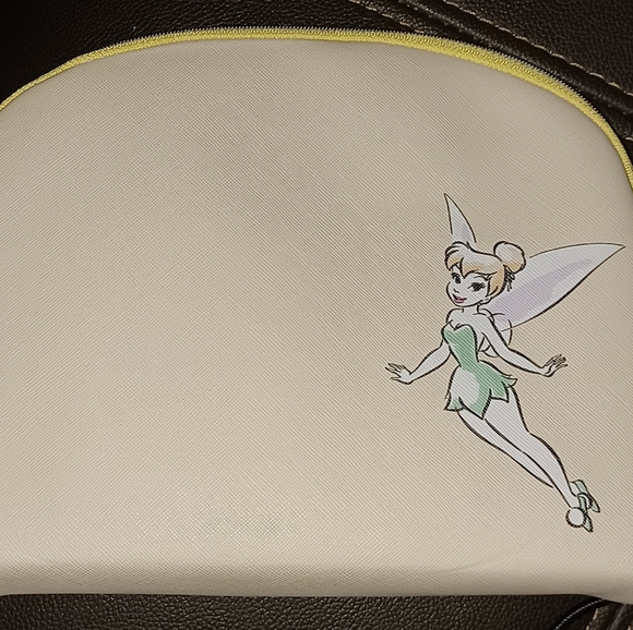 DISNEY DANI TINKER BELL Pouch Make-up Travel Zip Bag measurements: approximatel - Picture 7 of 7
